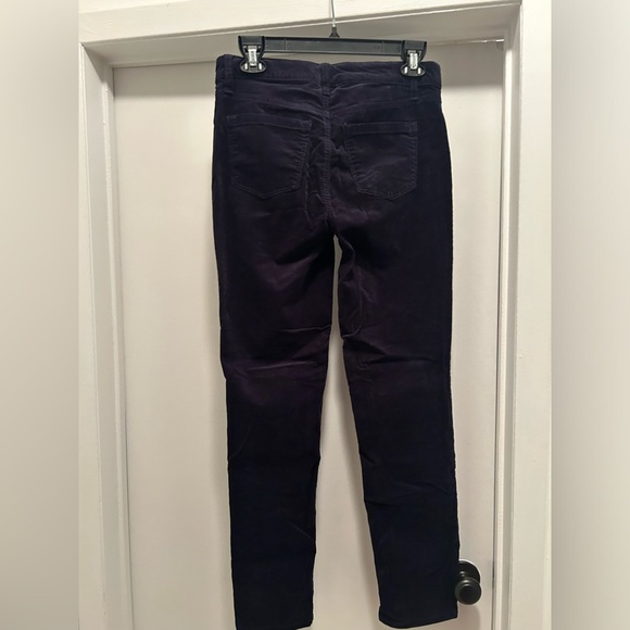 Talbots Navy High Rise Straight Leg Corduroy Pants - Picture 8 of 10